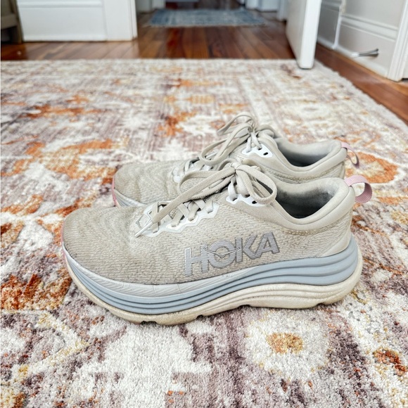 Hoka Shoes - HOKA Women's Cream Running Shoes